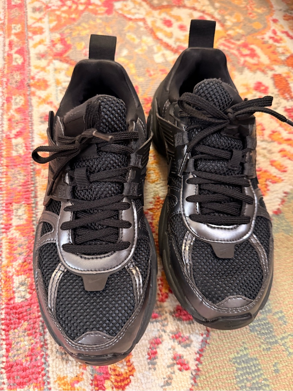 Women’s Black Athletic Mesh Sneakers
